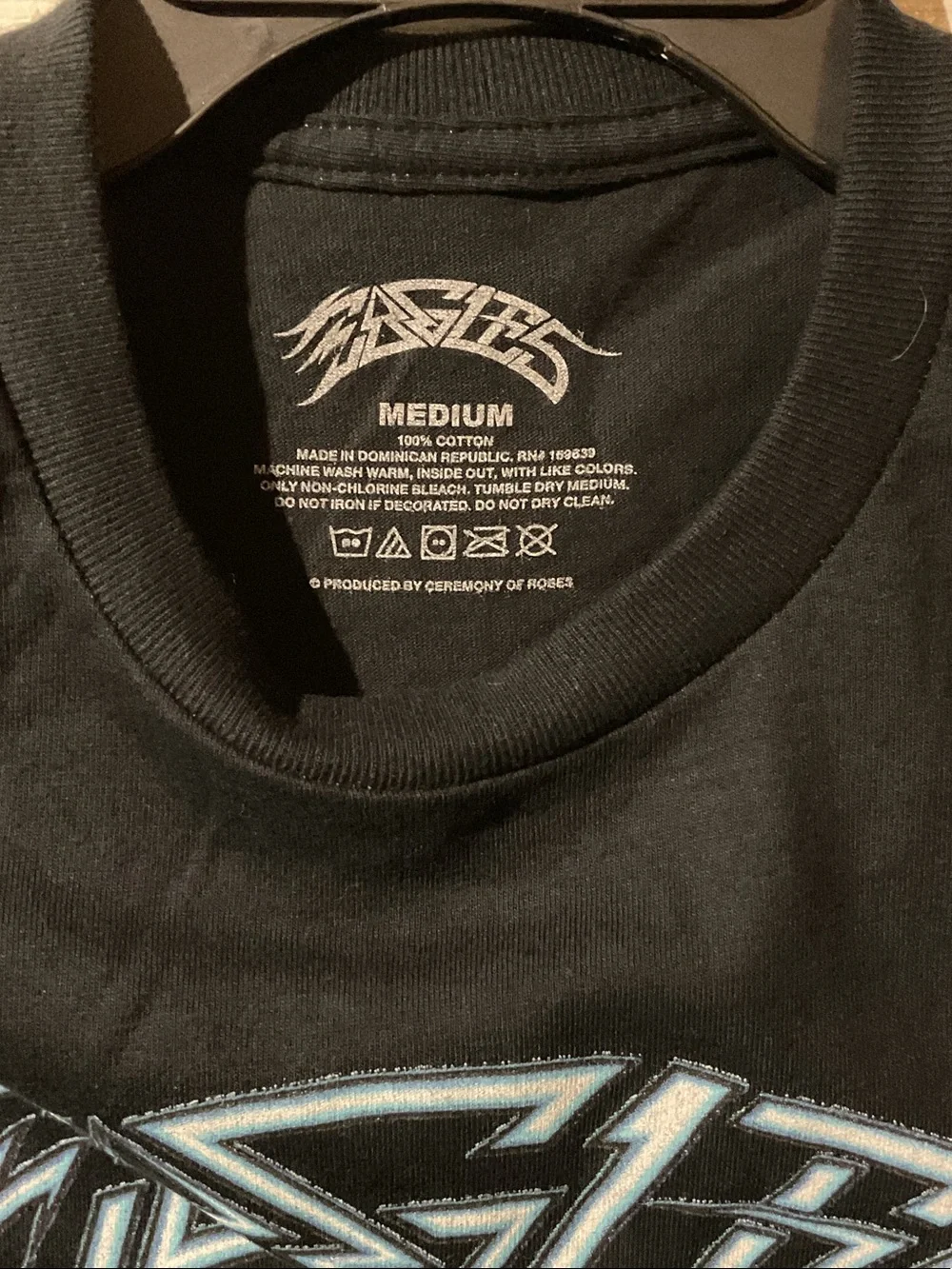Eagles Black Graphic Band Tee